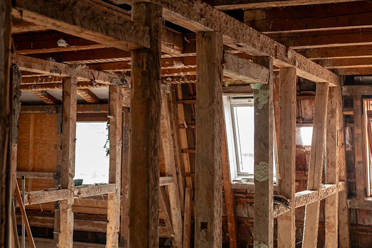 zeitgenössische Elemente macht Architektur lebendig